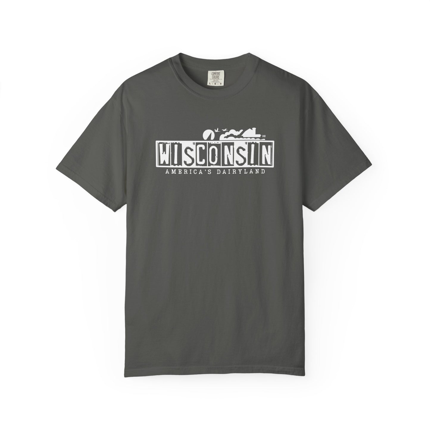Wisconsin License Plate Tee