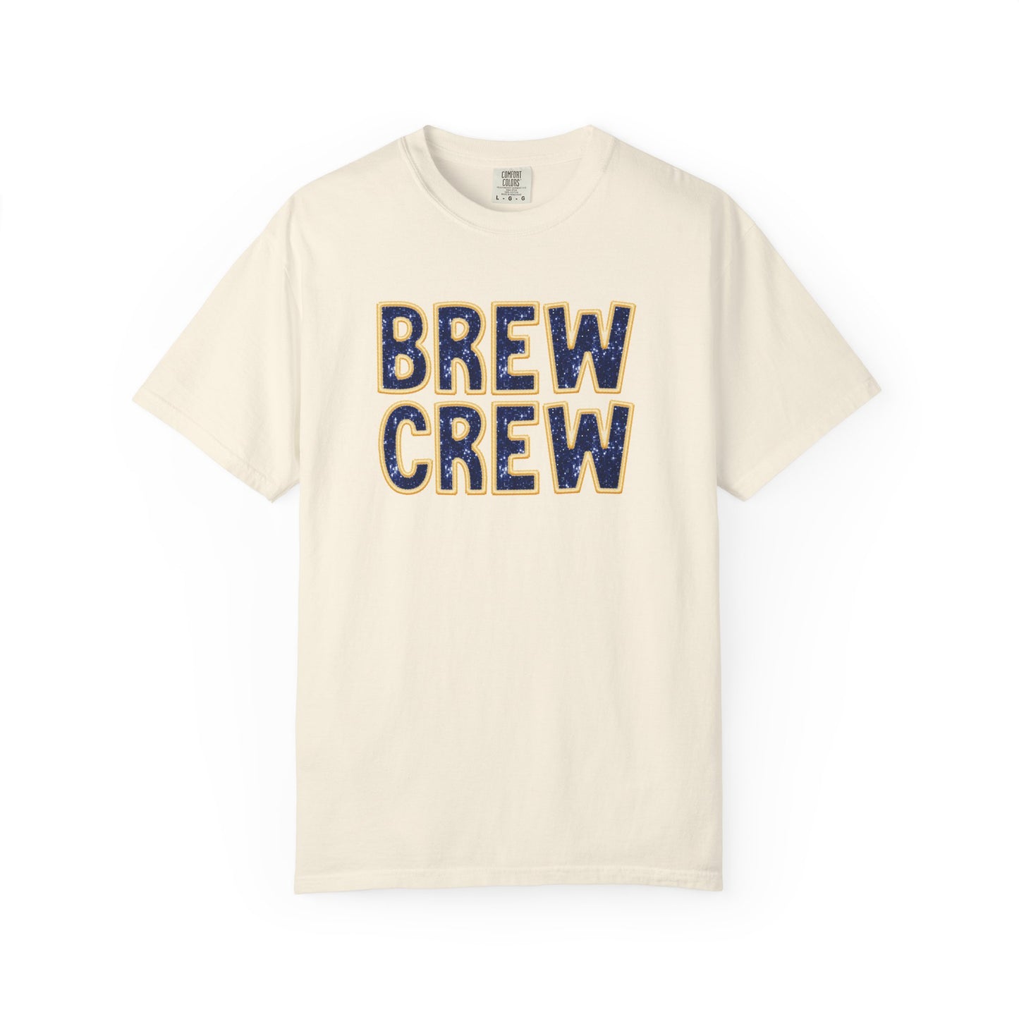 Brew Crew Faux Glitter Tee