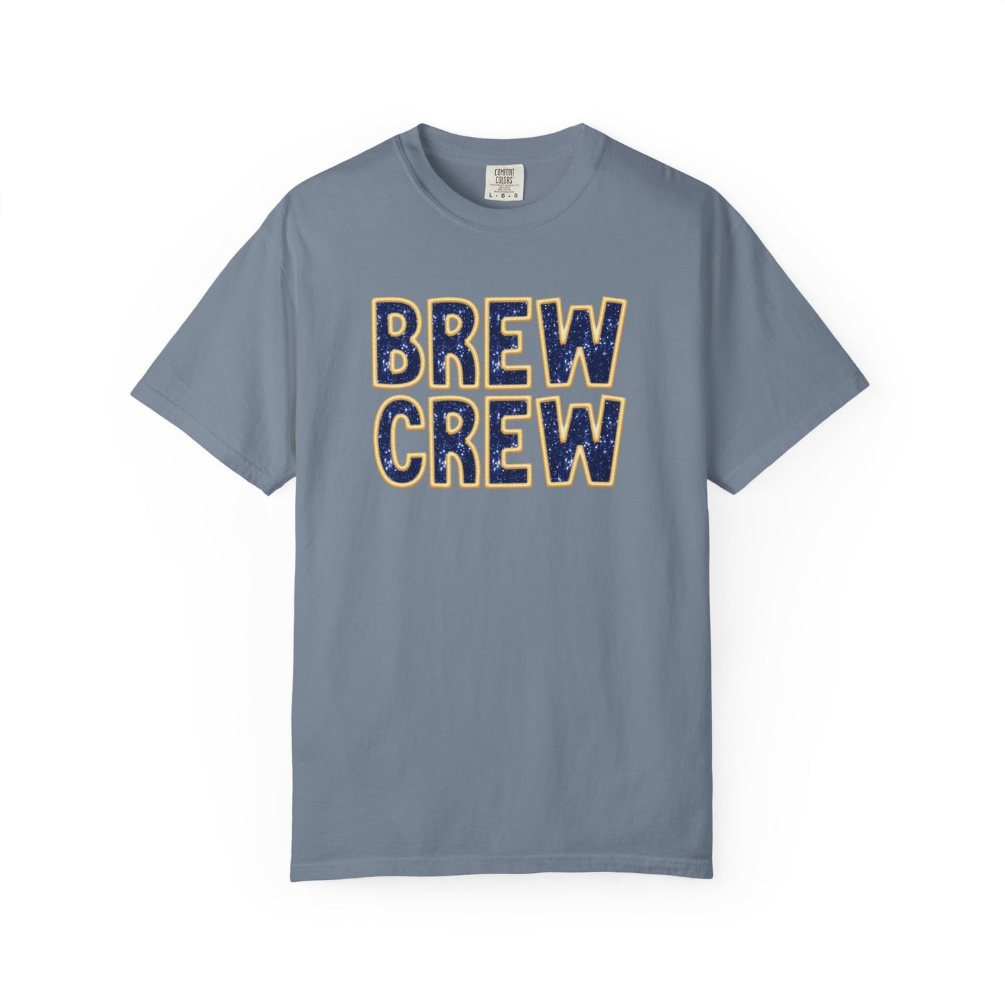 Brew Crew Faux Glitter Tee