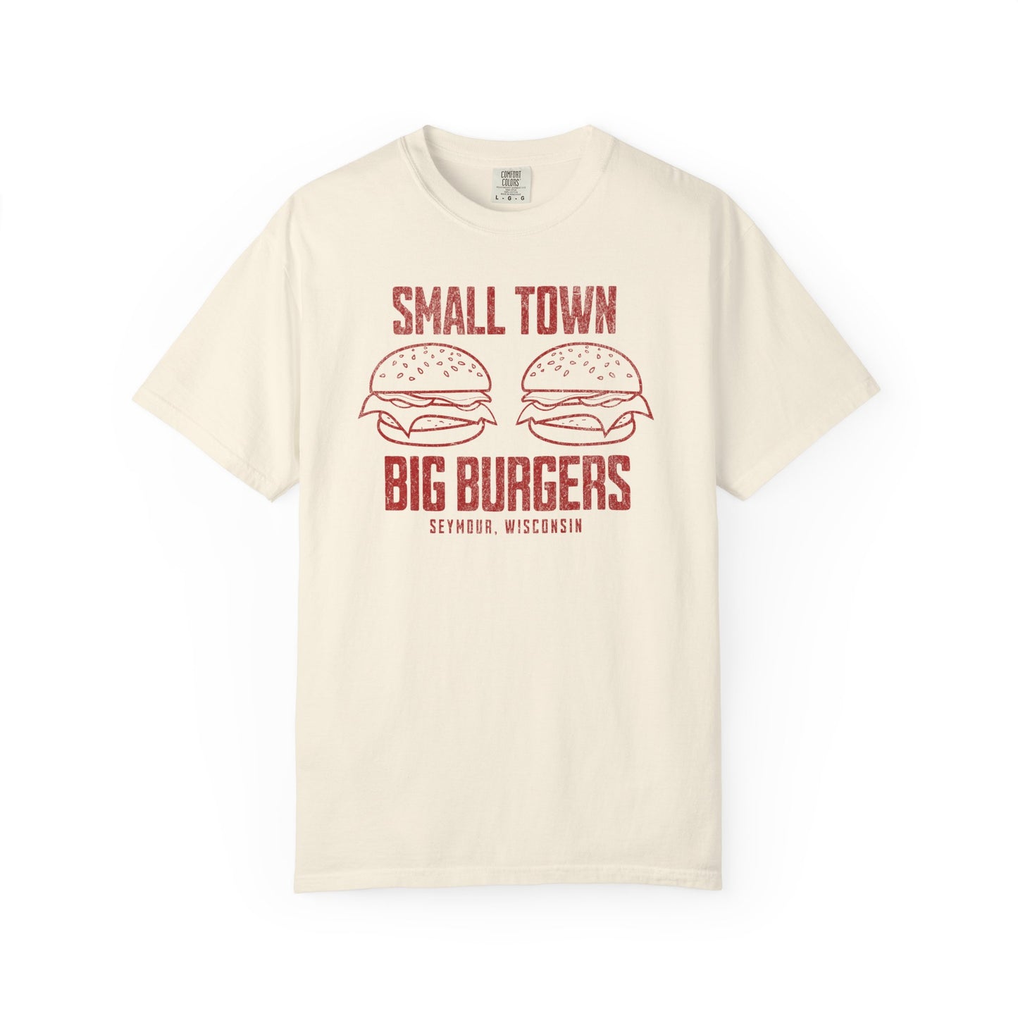 Small Town Big Burgers Tee