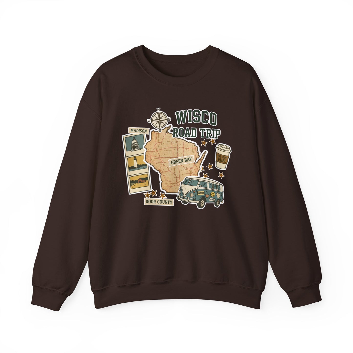 Wisco Road Trip Crewneck