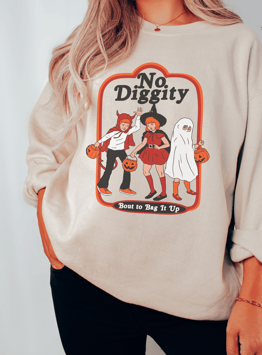 No Diggity Halloween Sweatshirt