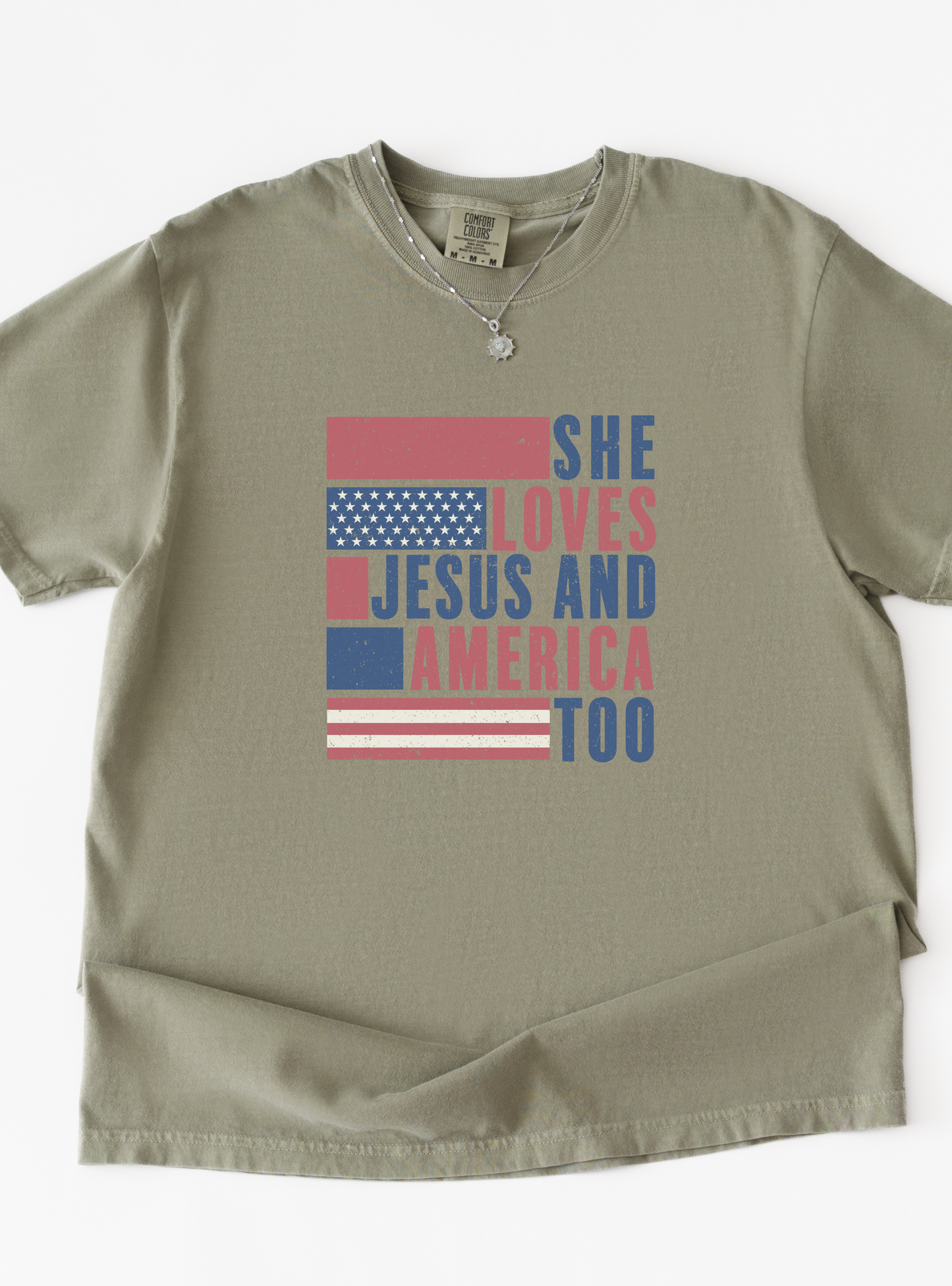 Jesus and America Comfort Colors