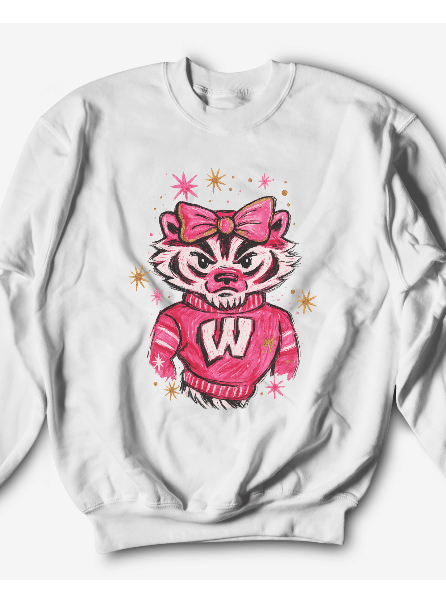 Preppy Wisconsin Mascot Sweatshirt