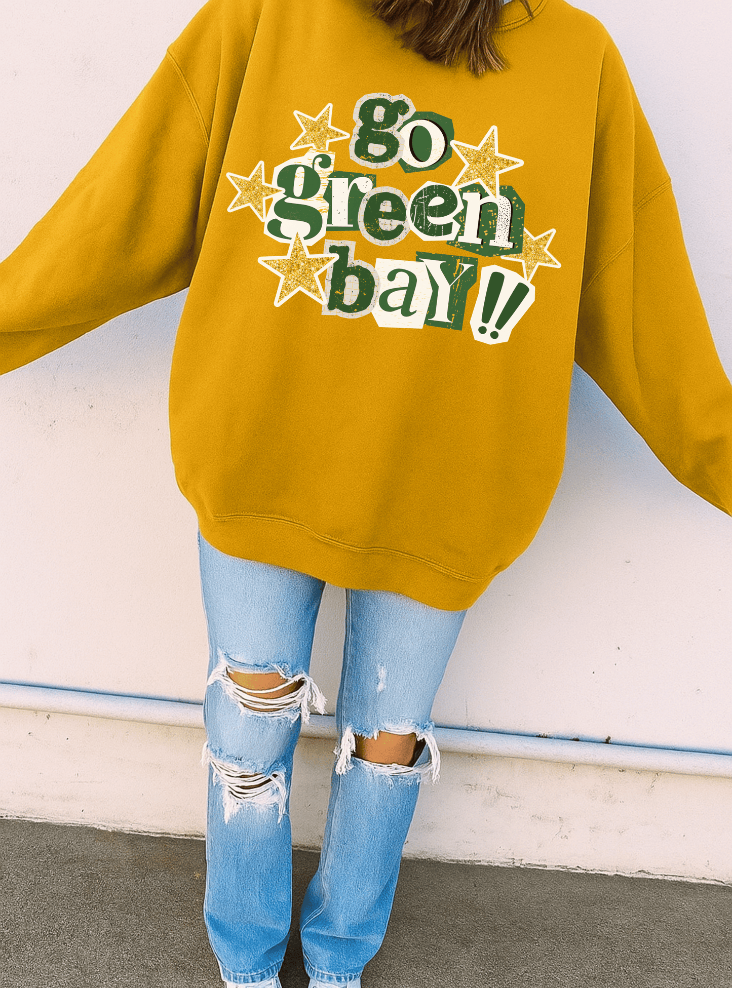 Go Green Bay!! Crewneck Sweatshirt