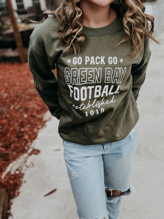 Green Bay Football Crewneck