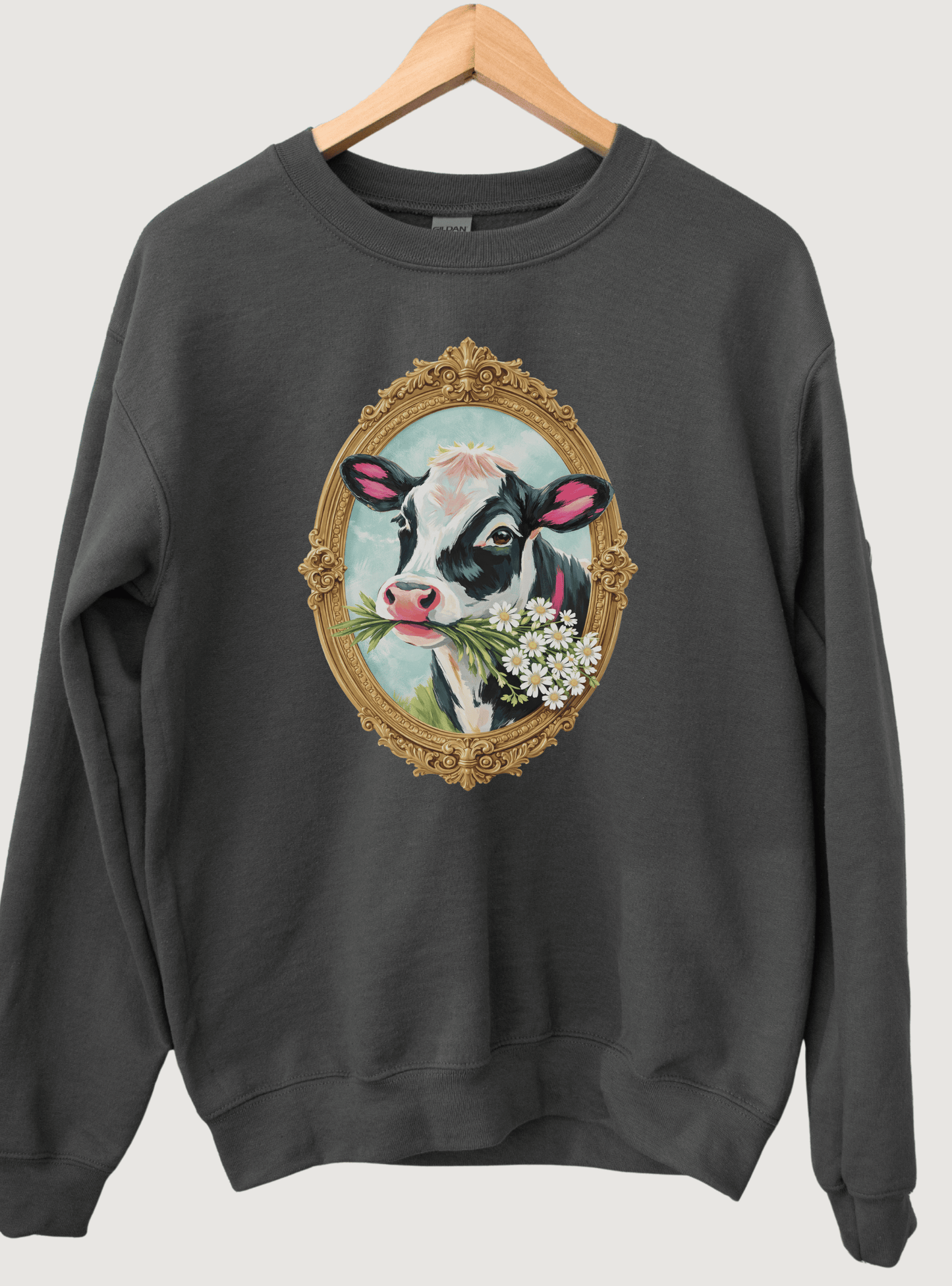 Cow Portrait Sweatshirt