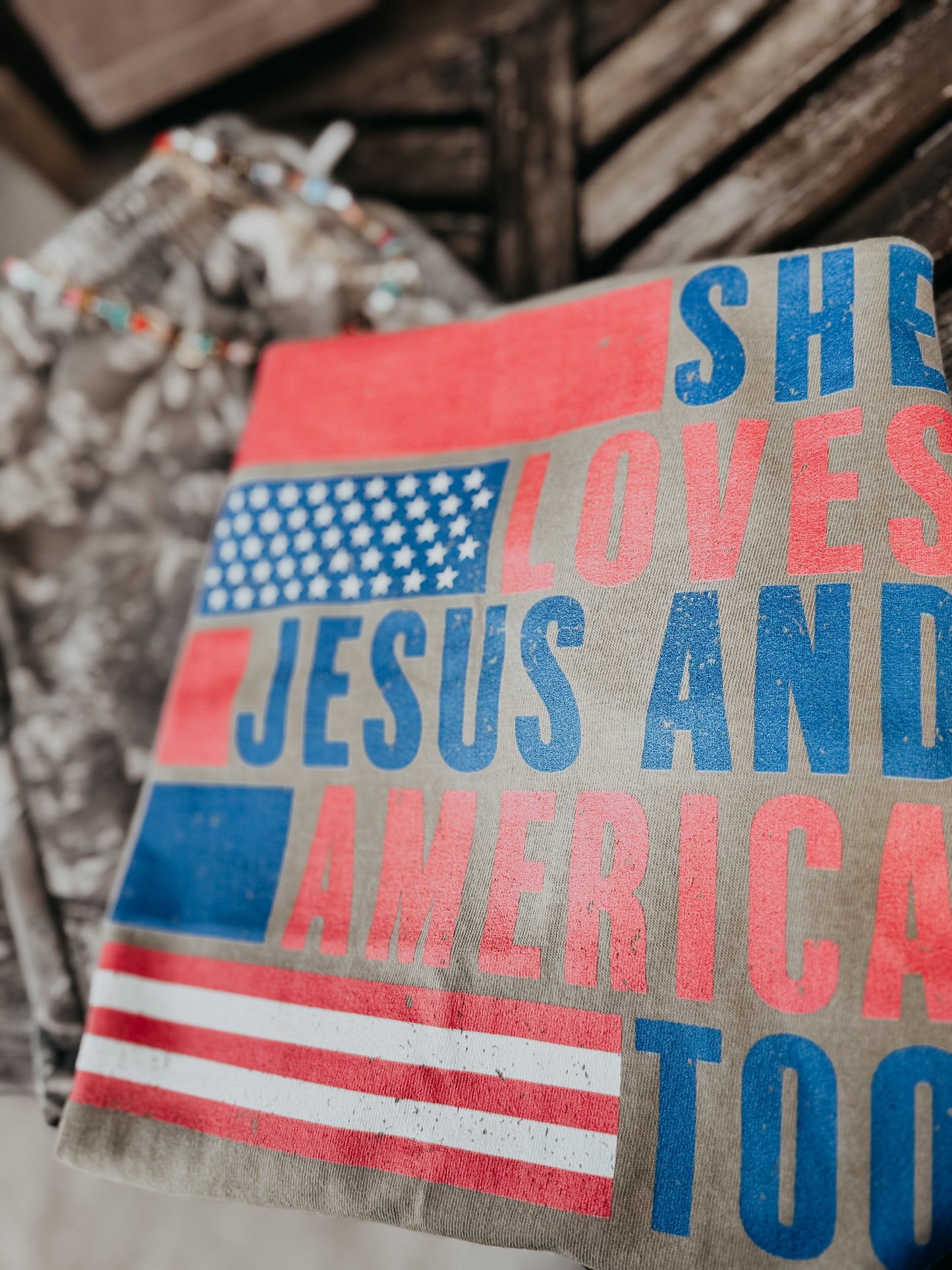 Jesus and America Comfort Colors