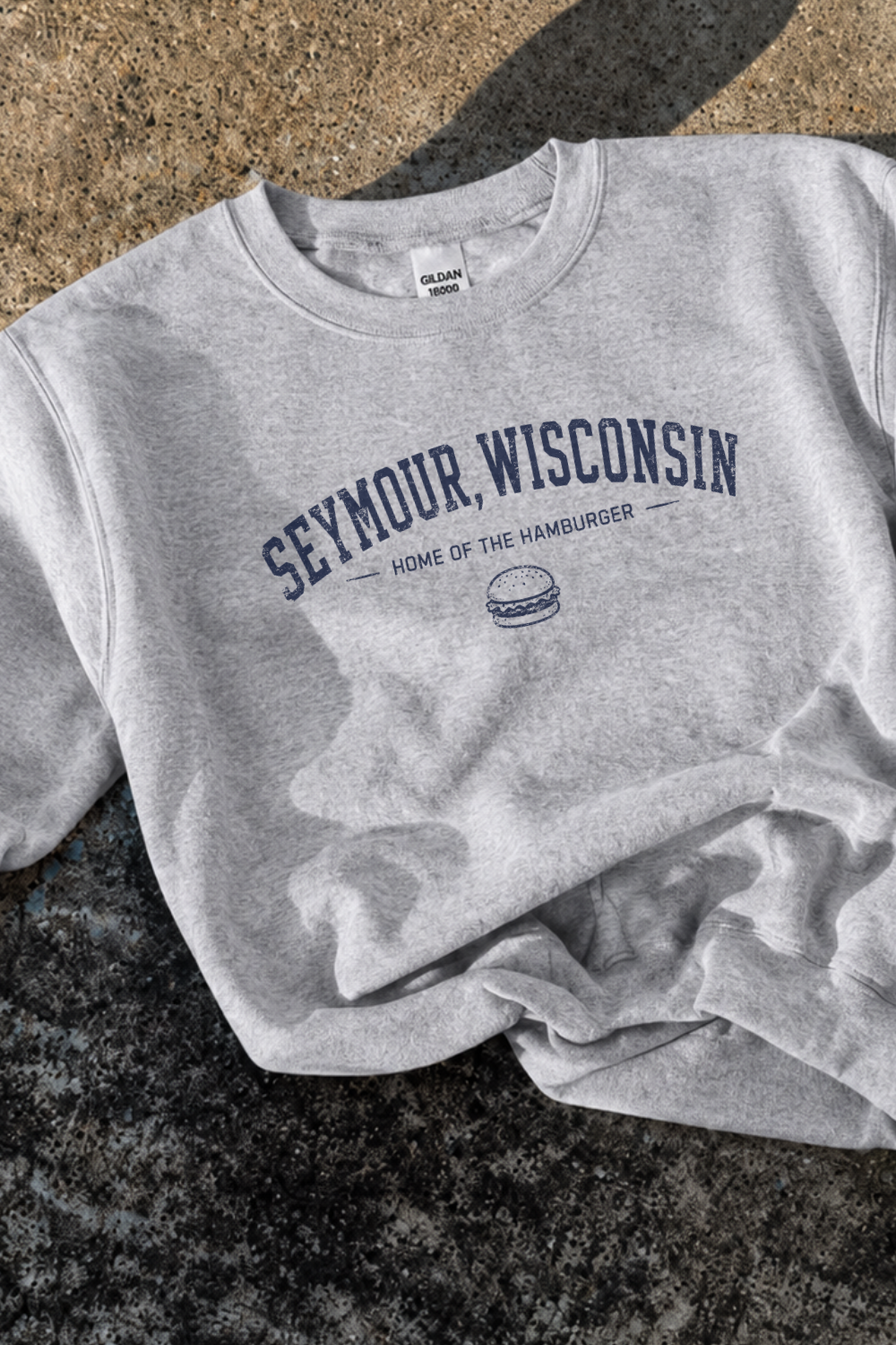 Basic Home of the Hamburger Crewneck