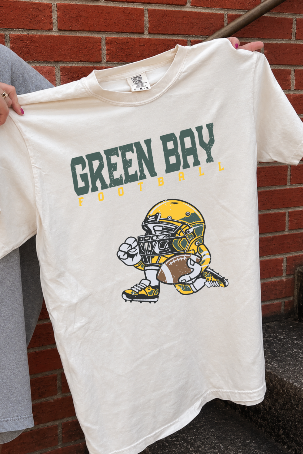 Green Bay Helmet Player Tee
