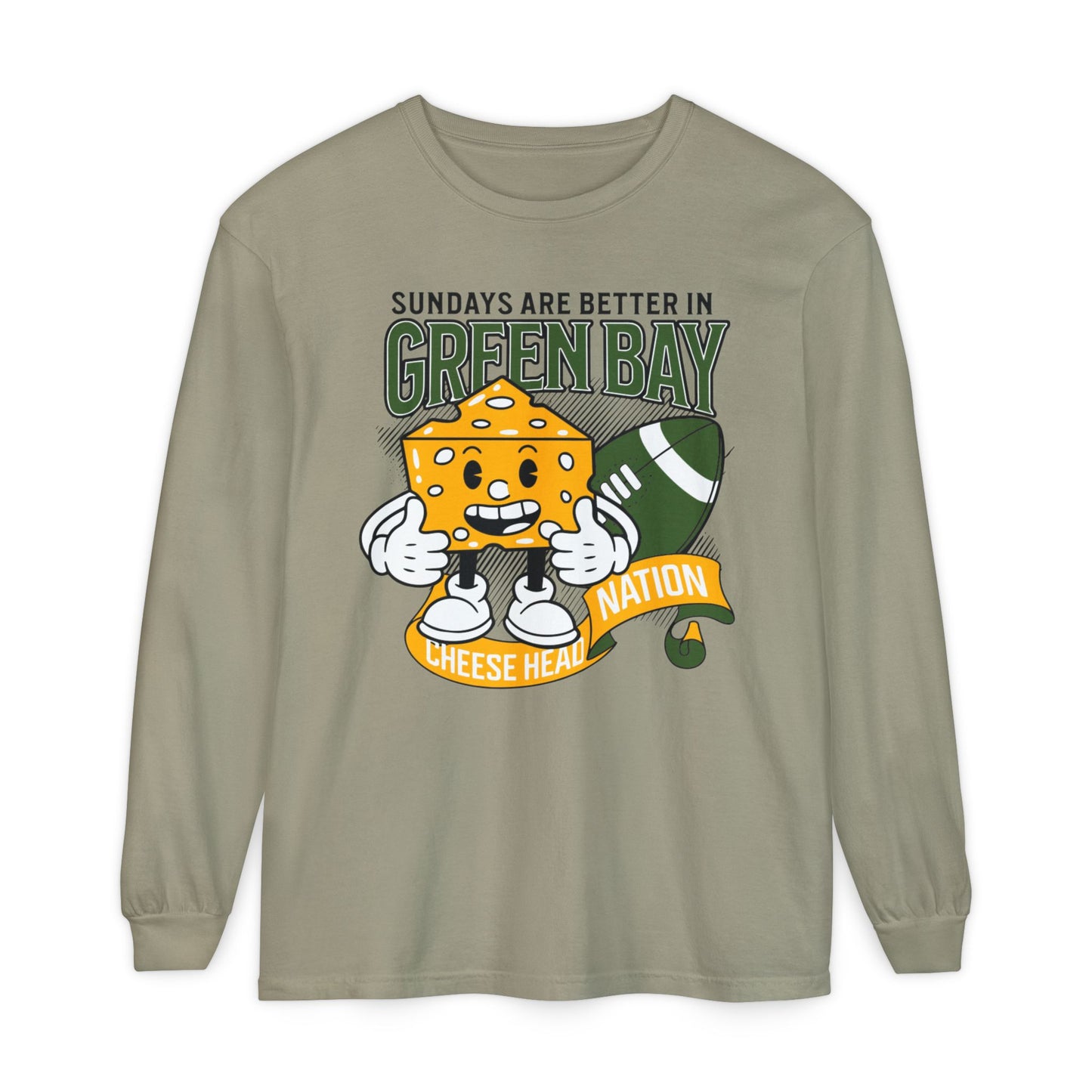 Cheese Head Nation Long Sleeve