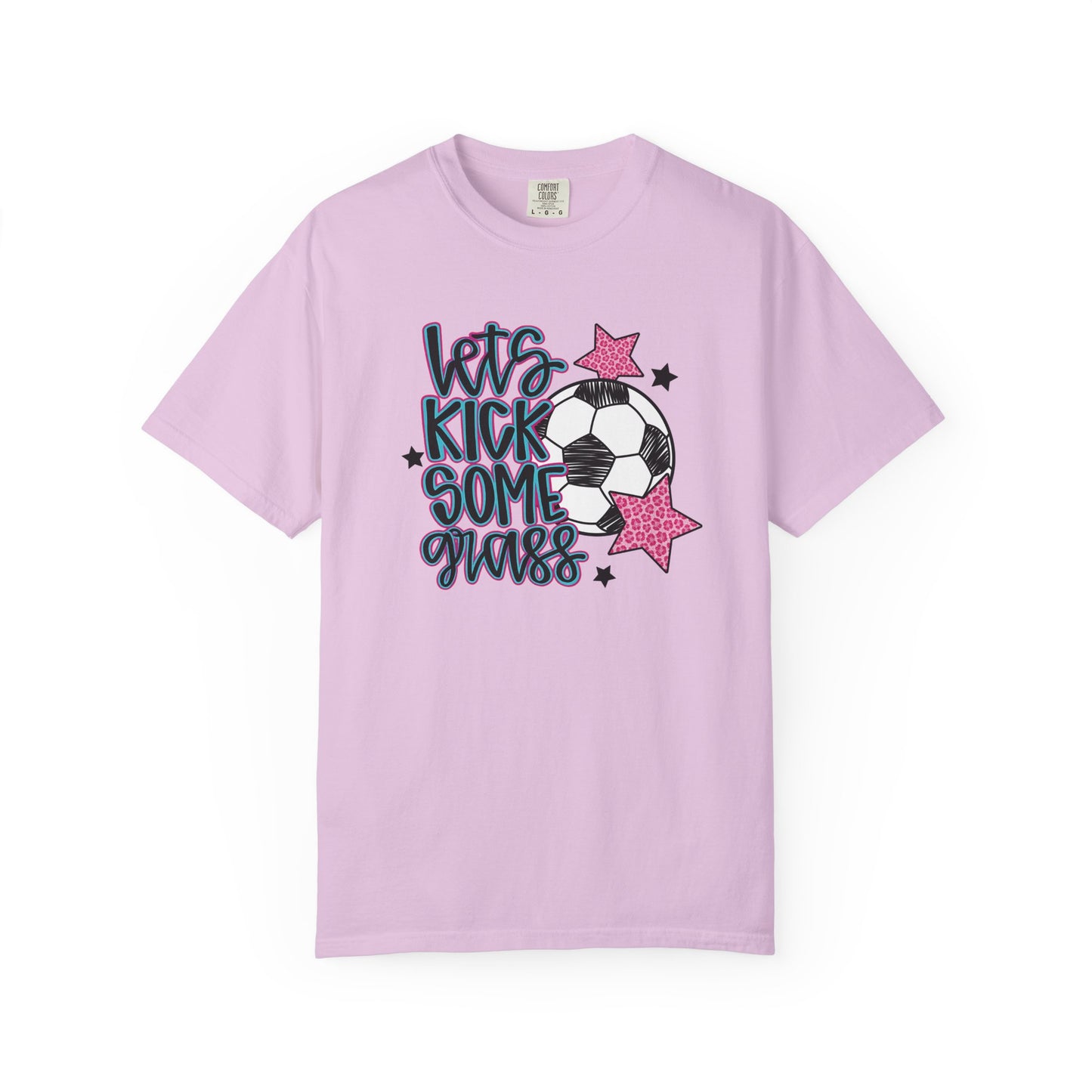 Lets Kick Some Grass Soccer T-Shirt