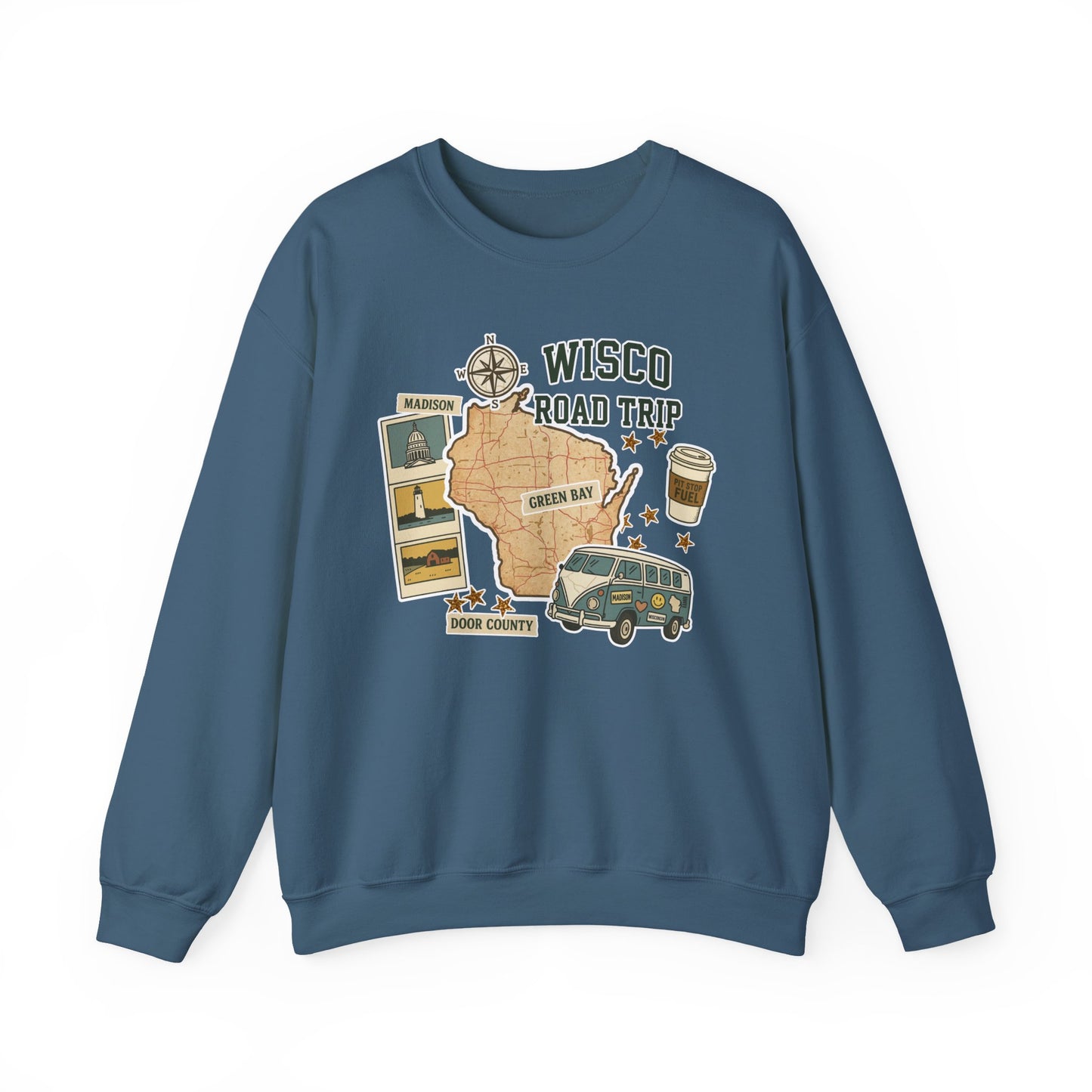 Wisco Road Trip Crewneck