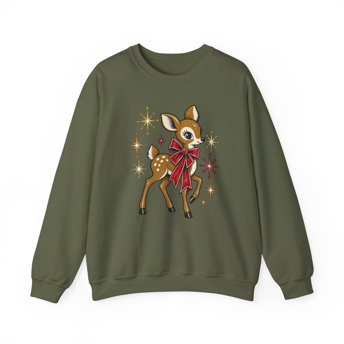 Vintage Deer Christmas Sweatshirt