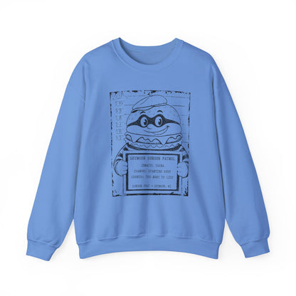 Personalized Burger Fest Mugshot Crewneck