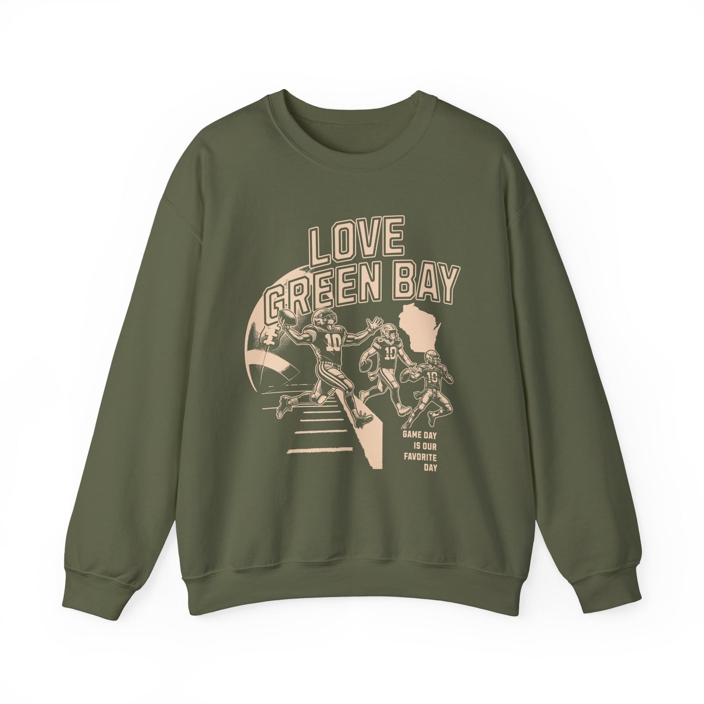 Love Green Bay Crewneck Sweatshirt