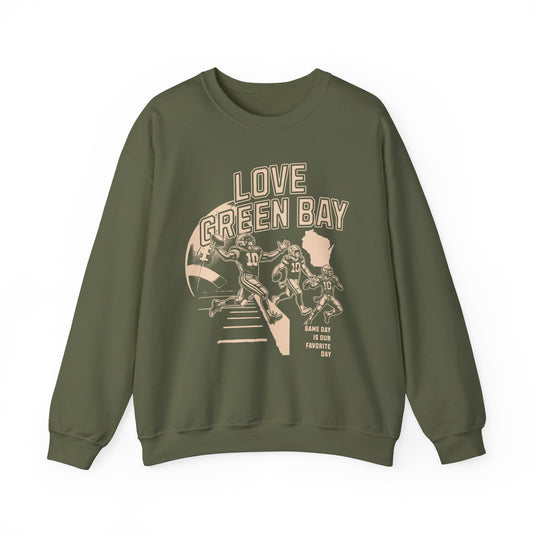 Love Green Bay Crewneck Sweatshirt