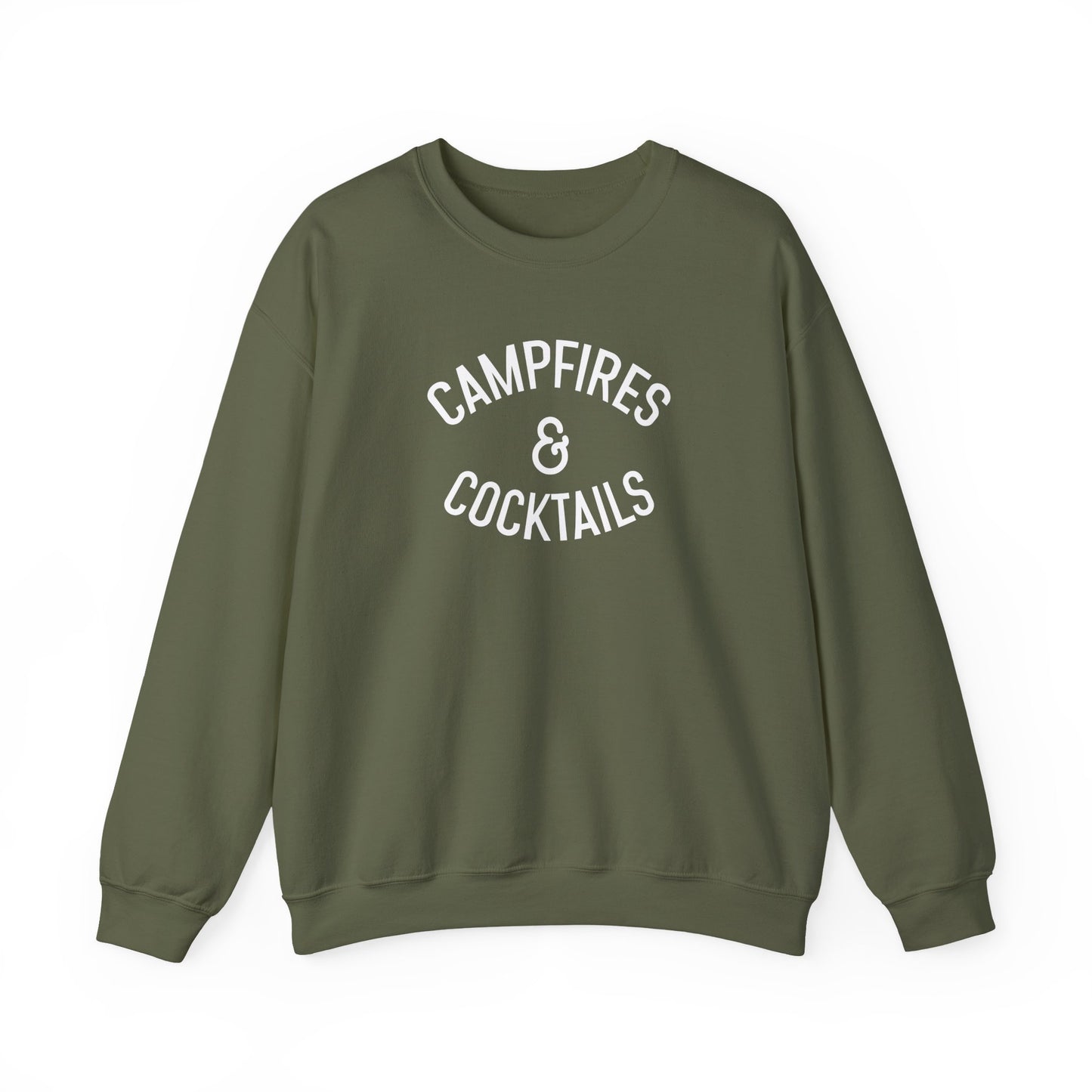 Campfires & Cocktails Crewneck