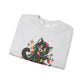 Vintage Cat Christmas Ornament Sweatshirt