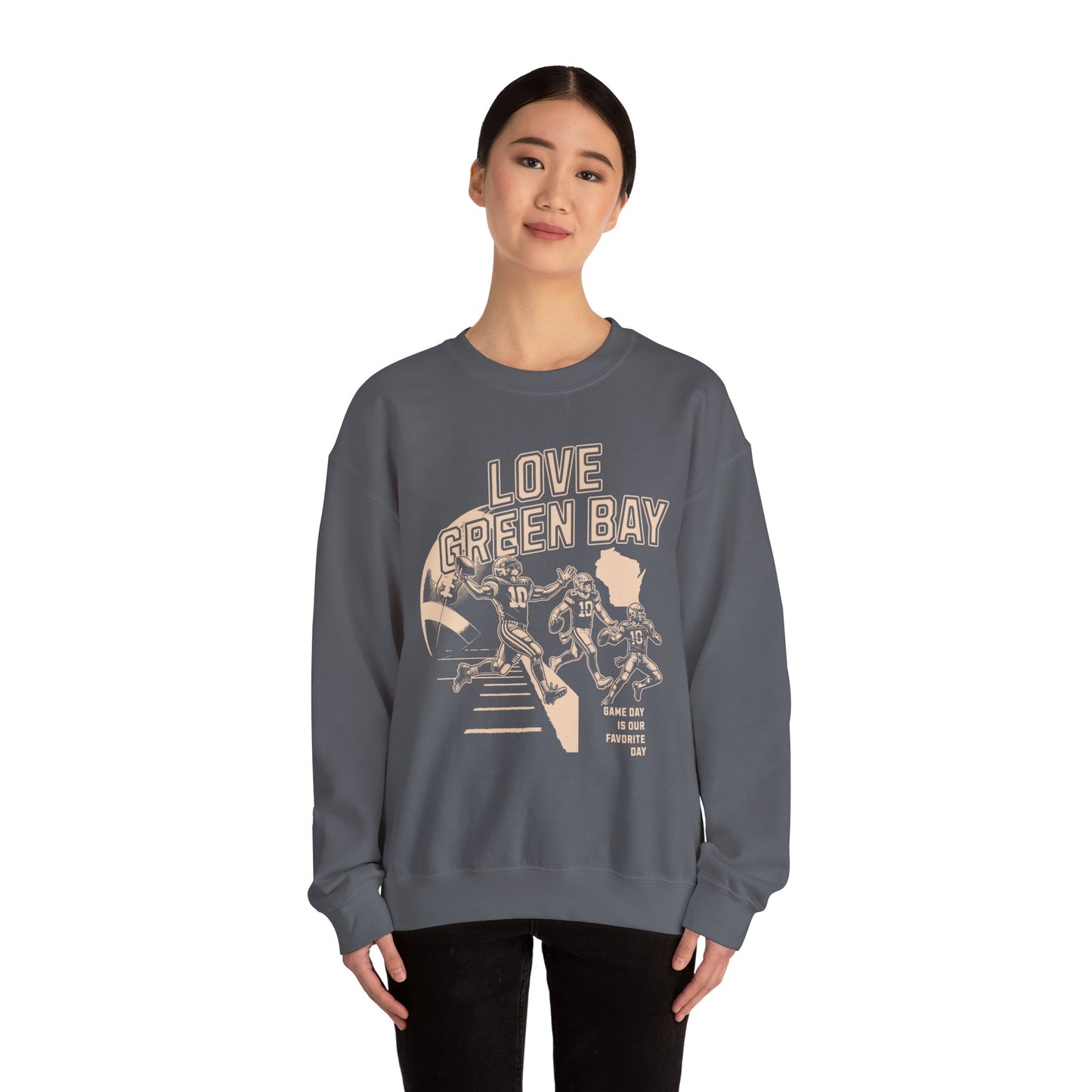 Love Green Bay Crewneck Sweatshirt