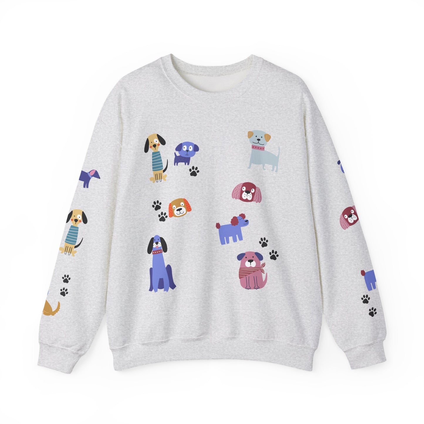 Dog Days Allover Print Crewneck Sweatshirt