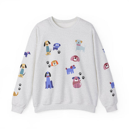 Dog Days Allover Print Crewneck Sweatshirt