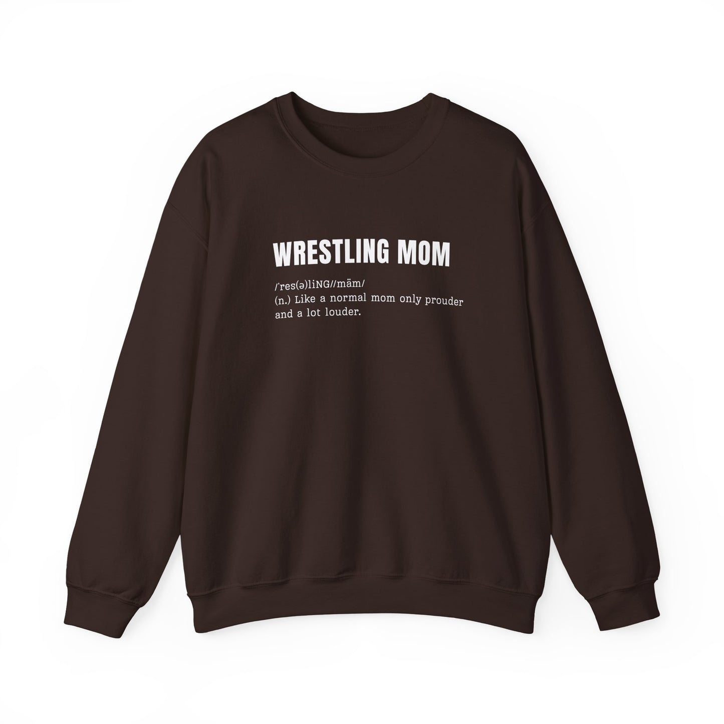 Wrestling Mom Definition Crewneck - Multiple Colors