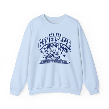 The Gamers' Year 2026 Milwaukee Baseball Crewneck
