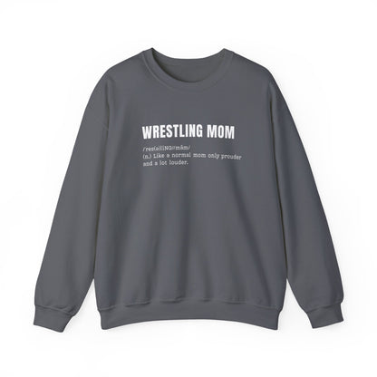 Wrestling Mom Definition Crewneck - Multiple Colors