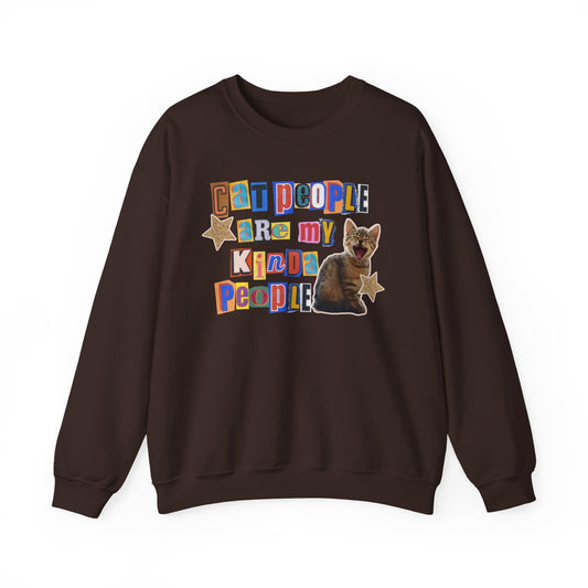Cat People Are My Kinda People Sweatshirt