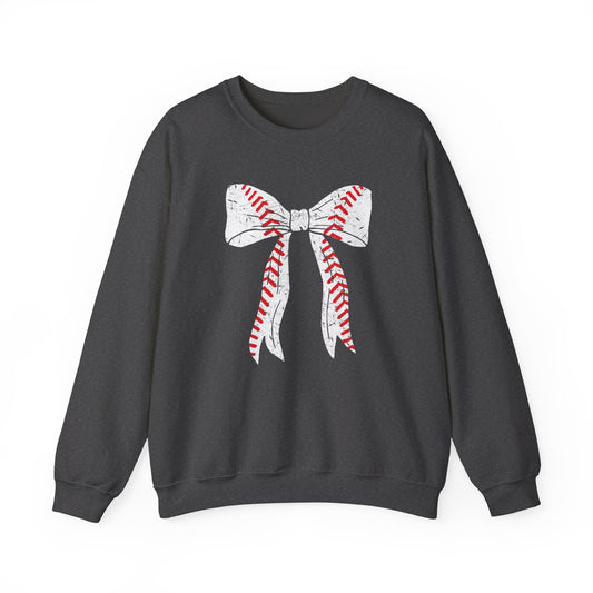 Baseball Bow Sweatshirt