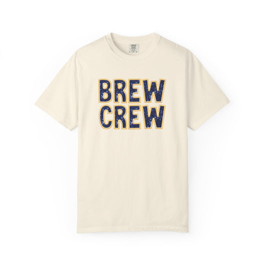 Brew Crew Faux Glitter Tee