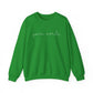 Any Words Script Font Crewneck