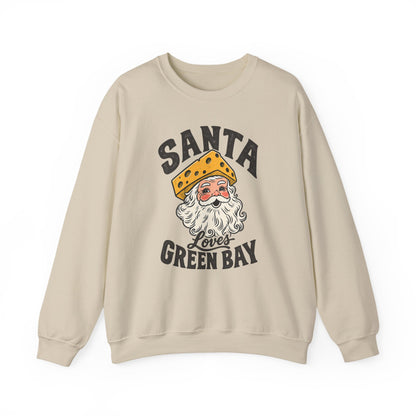Santa Loves Green Bay Crewneck