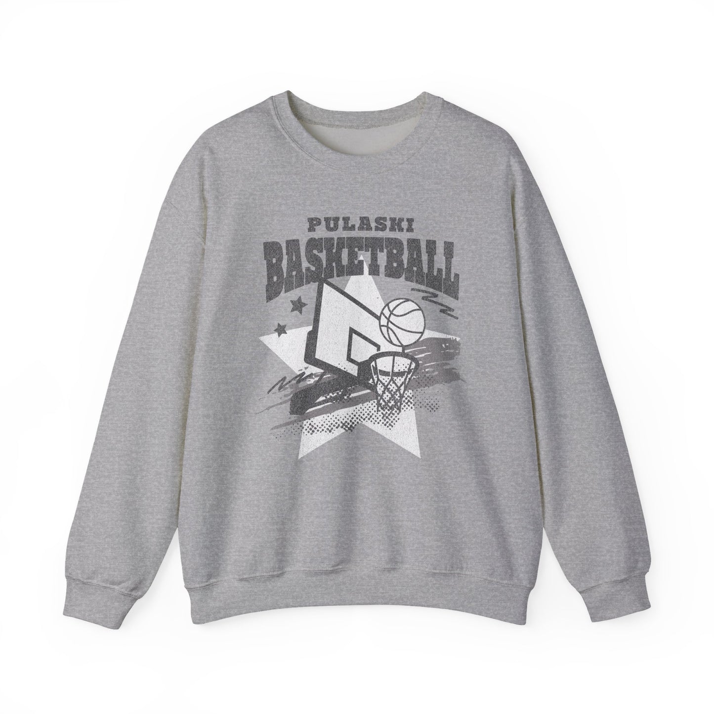 Pulaski Basketball Star Crewneck