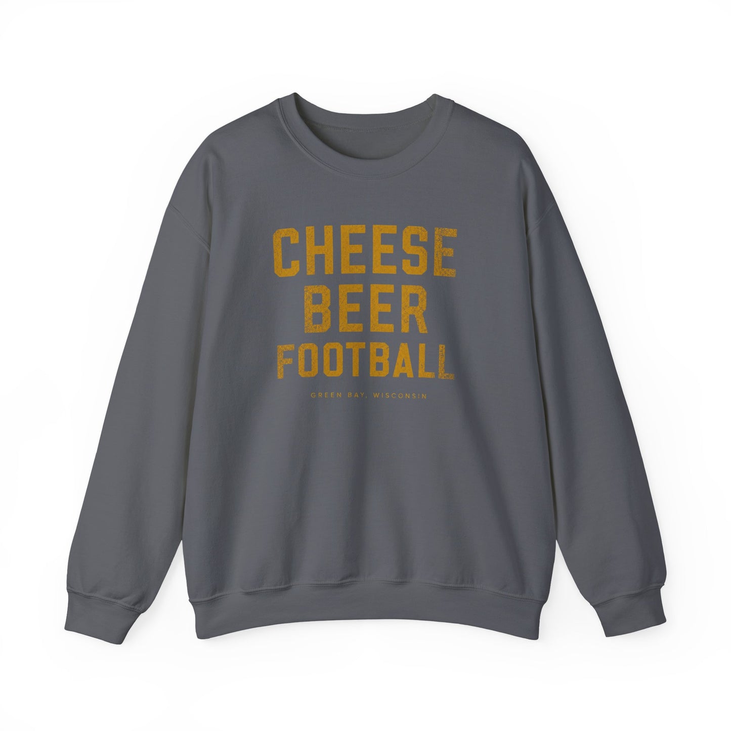 Cheese Beer Football Crewneck
