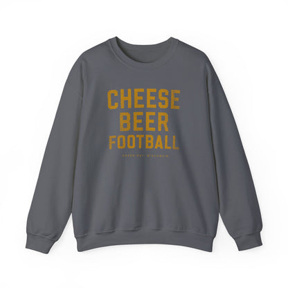 Cheese Beer Football Crewneck