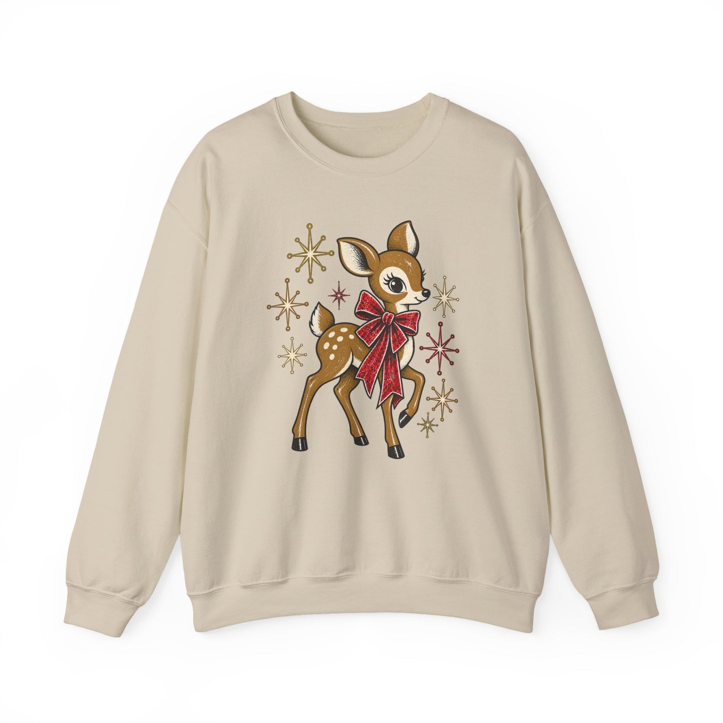 Vintage Deer Christmas Sweatshirt
