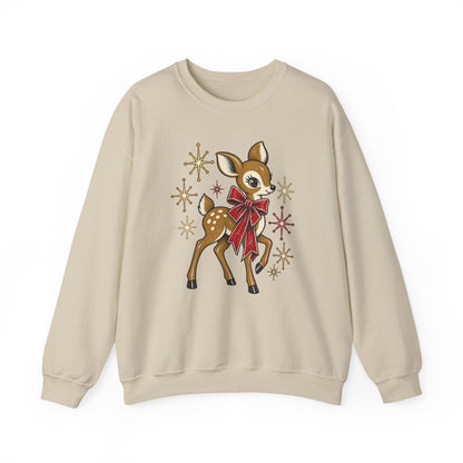 Vintage Deer Christmas Sweatshirt