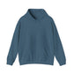 Indigo Paisley Back Print Hoodie