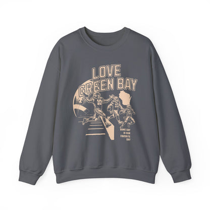 Love Green Bay Crewneck Sweatshirt