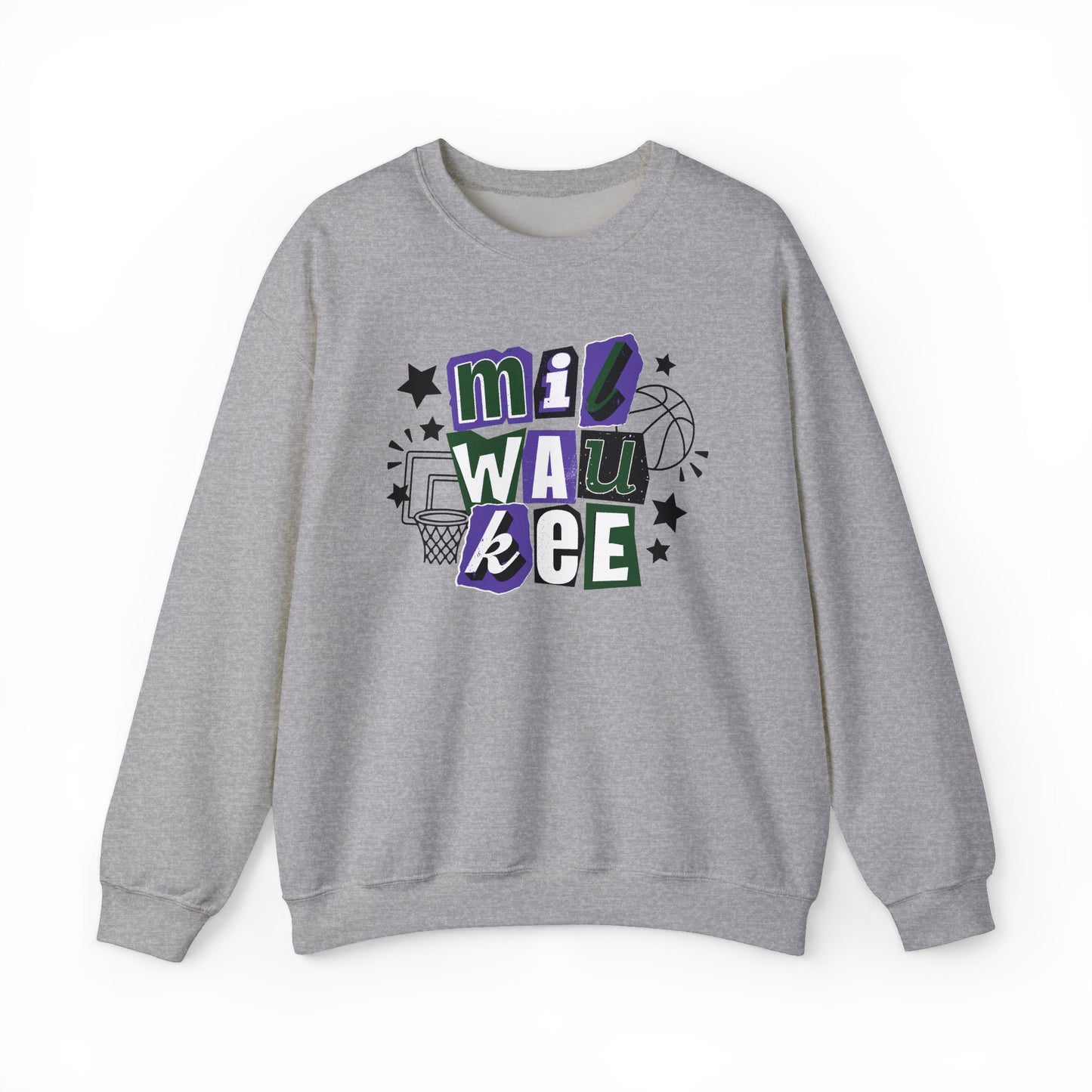 Milwaukee Basketball Crewneck