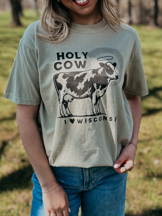 Holy Cow Wisconsin Halo Tee