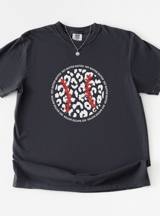 Leopard Baseball Tee