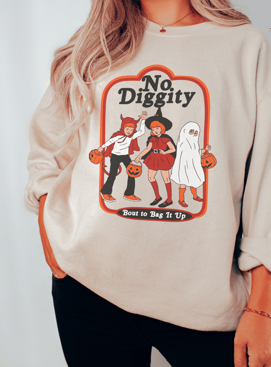 No Diggity Halloween Sweatshirt