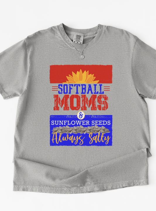 Softball Moms Sunflower Seed Tee