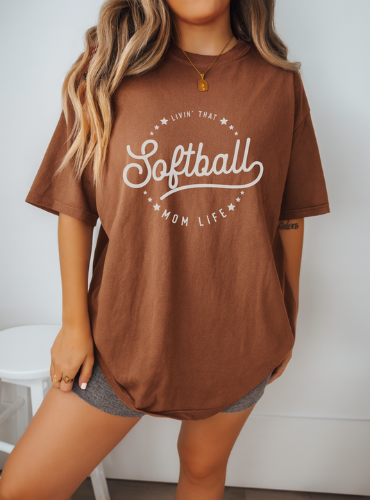 Softball Mom Life T-Shirt