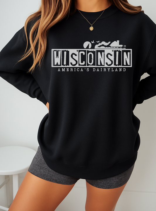 America's Dairyland Crewneck