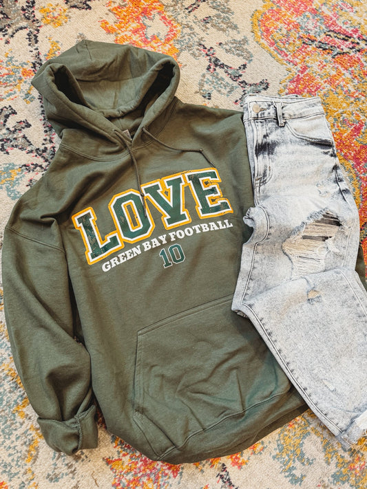 Love Football Hoodie