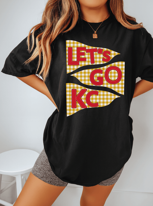 Let's Go KC Pennant Tee